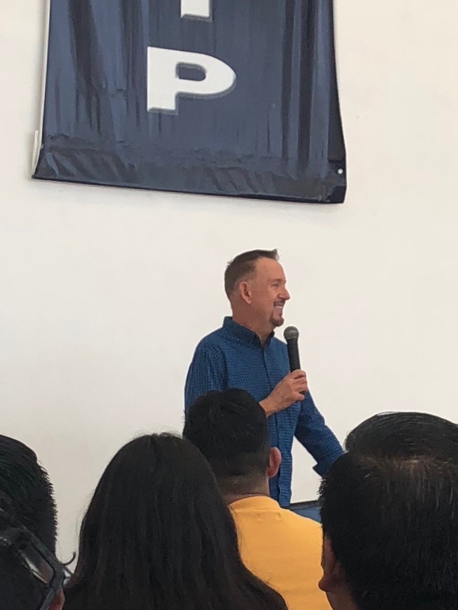 Steve preaching at pastors conference in Guatemala
