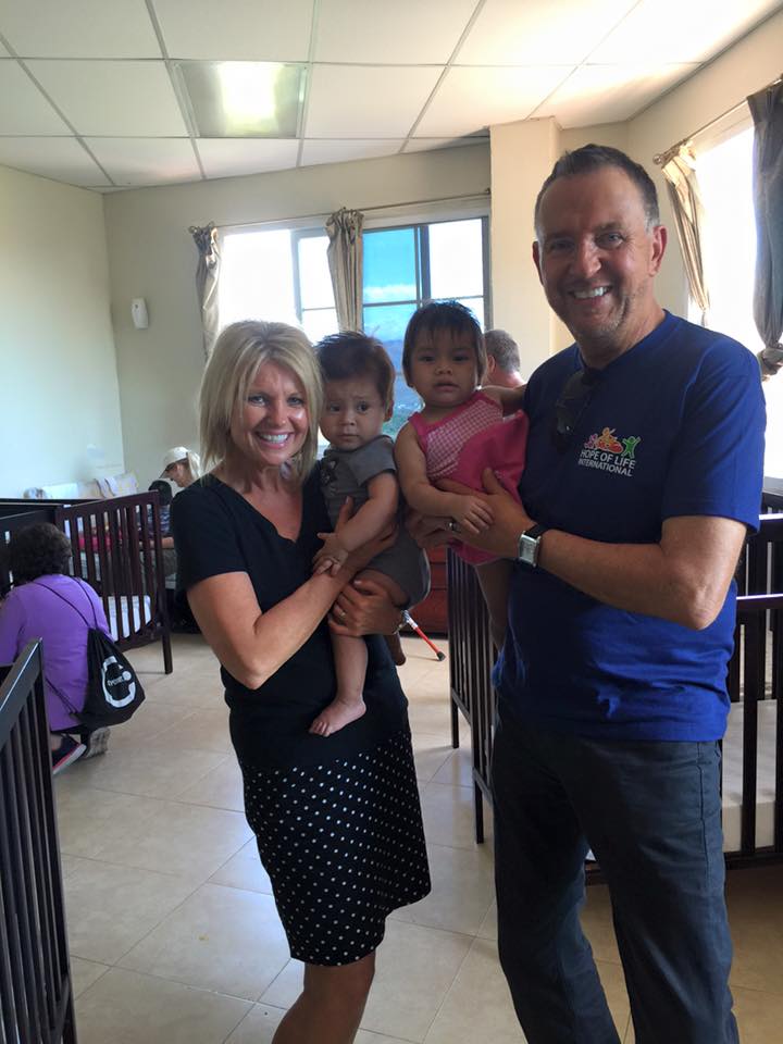 Holding children in Guatemala